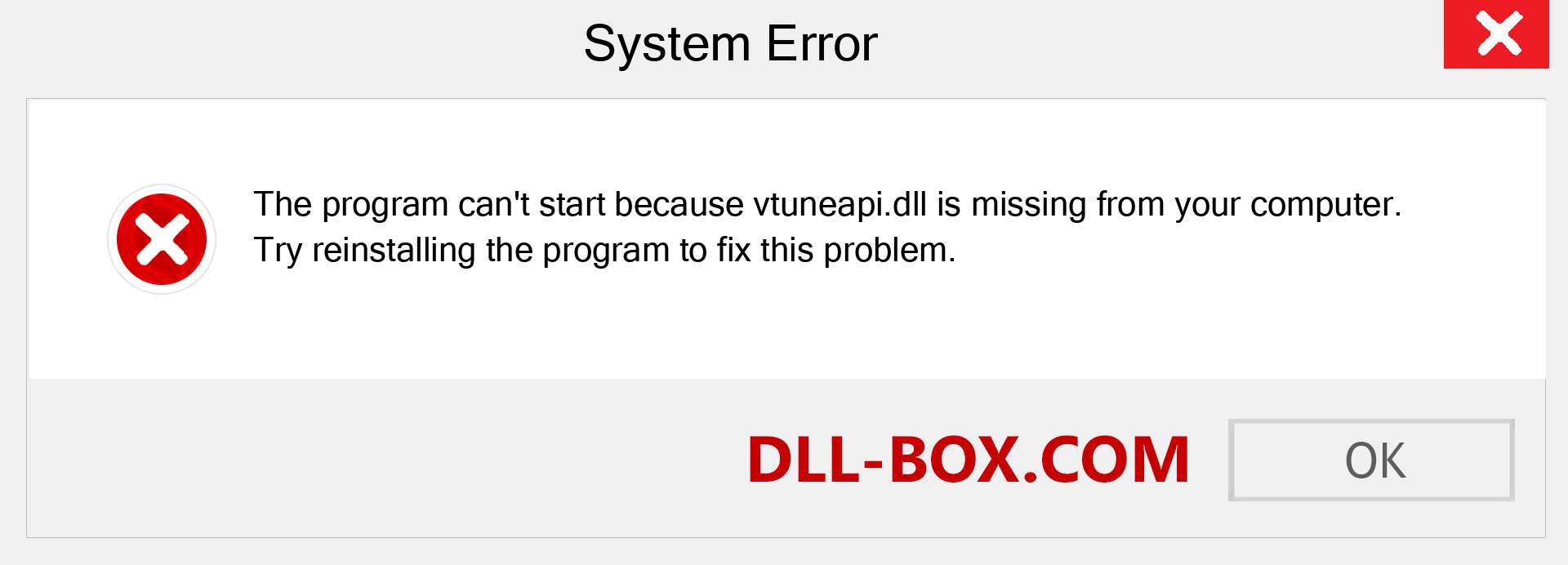  vtuneapi.dll file is missing?. Download for Windows 7, 8, 10 - Fix  vtuneapi dll Missing Error on Windows, photos, images